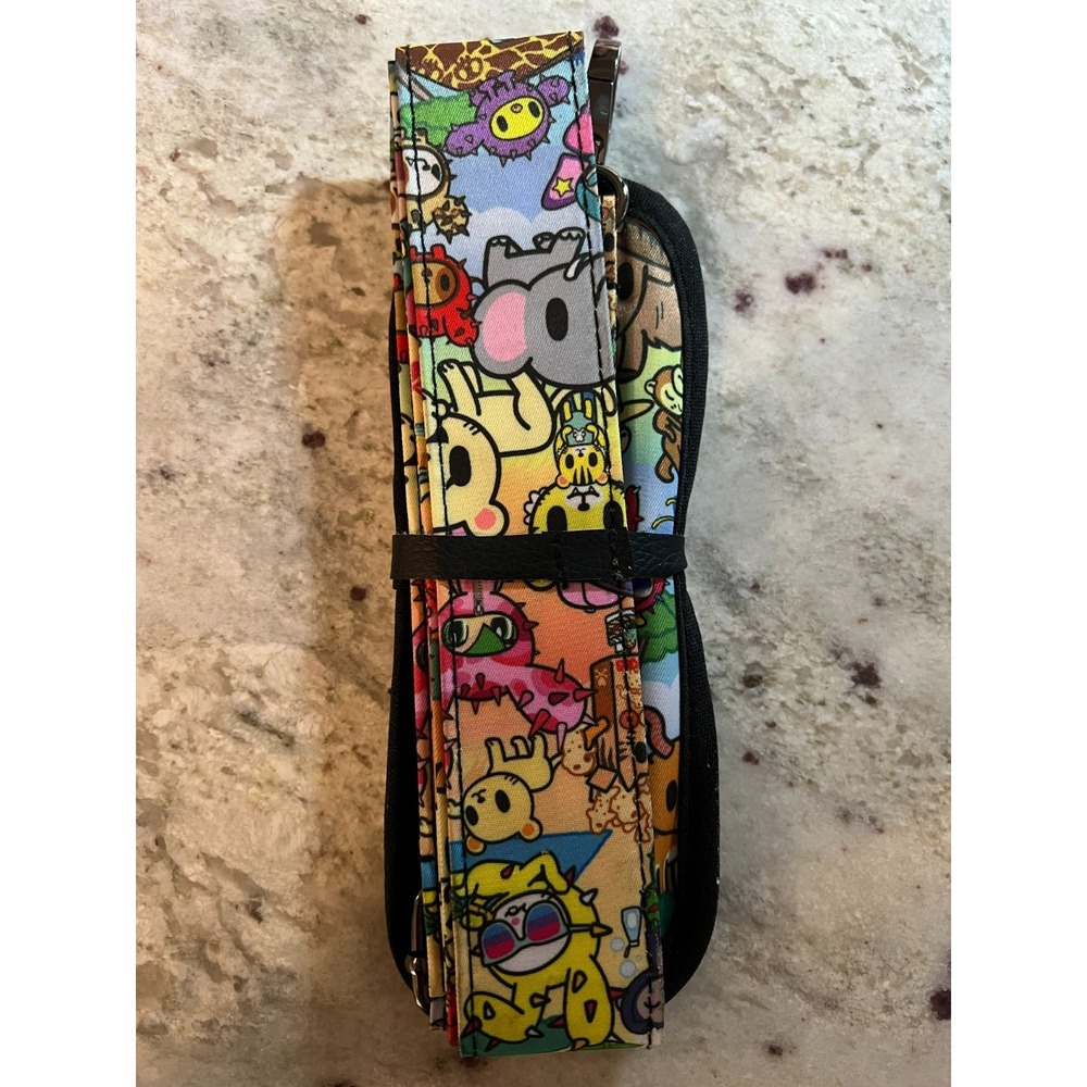 Tokidoki x Ju-Ju-Be Animalini Padded Crossbody Strap with Safari Animals JuJuBe - Picture 2 of 5